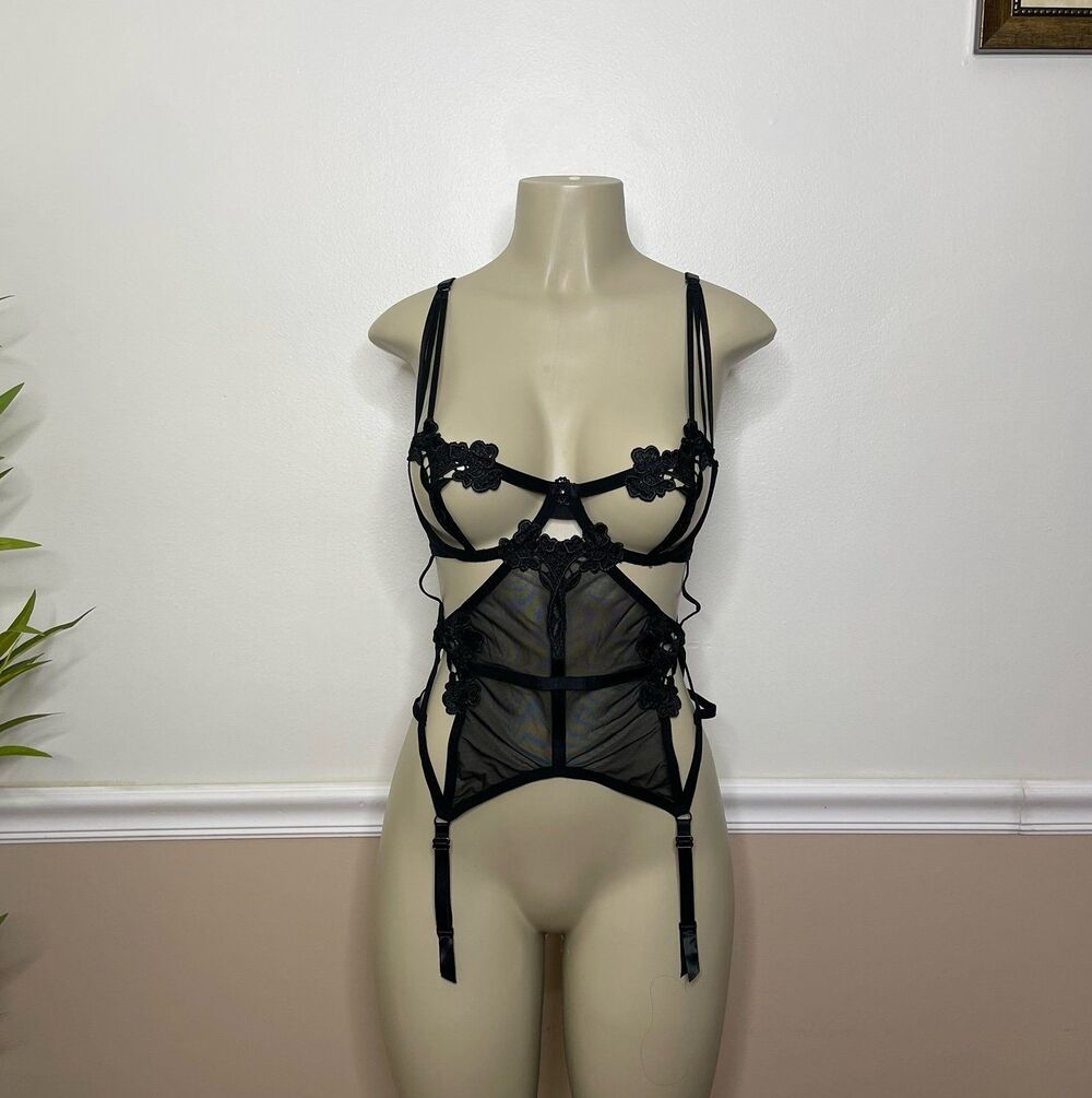 Bluebella Womens Nova Cut-Out Lingerie Basque